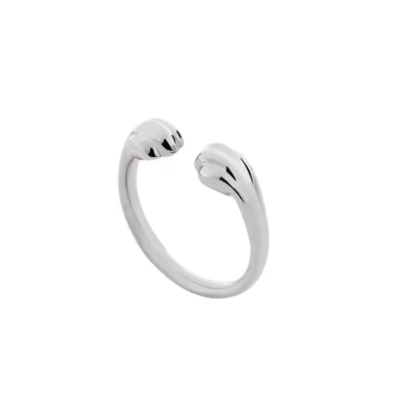 Paw Print Memorial Ring (Free Size)