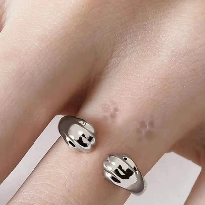 Paw Print Memorial Ring (Free Size)