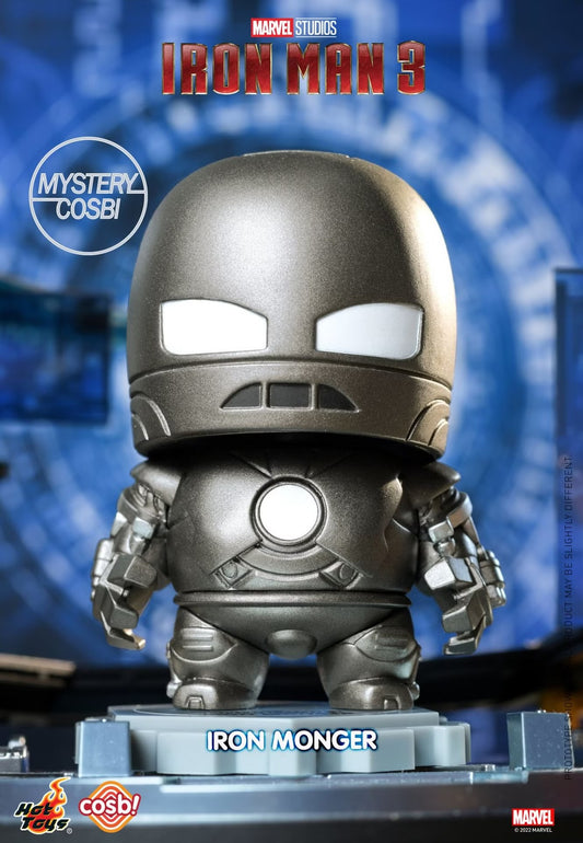 Hottoys Cosbi Marvel Ironman 3 Series 1 Mystery Bobble Head Collection Blind Box