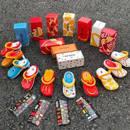 2024 McDonald's Mini Crocs Keychain Happy Meal Toys